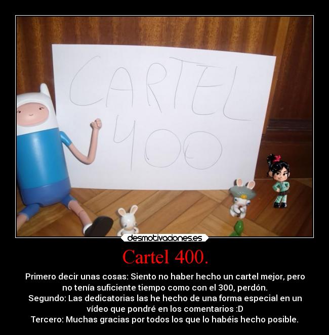 Cartel 400. -