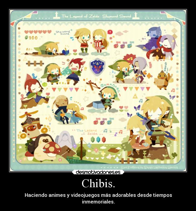 Chibis. - Haciendo animes y videojuegos más adorables desde tiempos
inmemoriales.