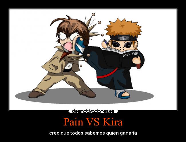 carteles anime death note kira naruto light yagami pain shippuden desmotivaciones