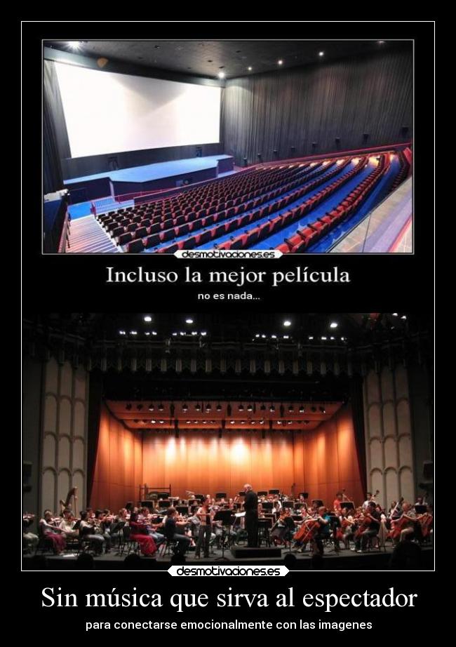 Sin música que sirva al espectador - 