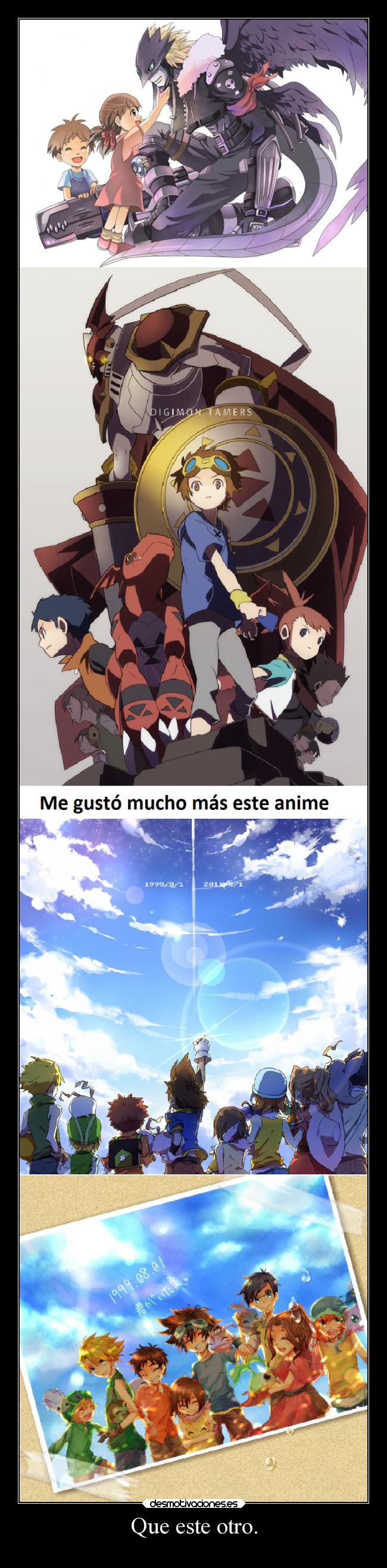 carteles digimon tamers digimon adventure desmotivaciones