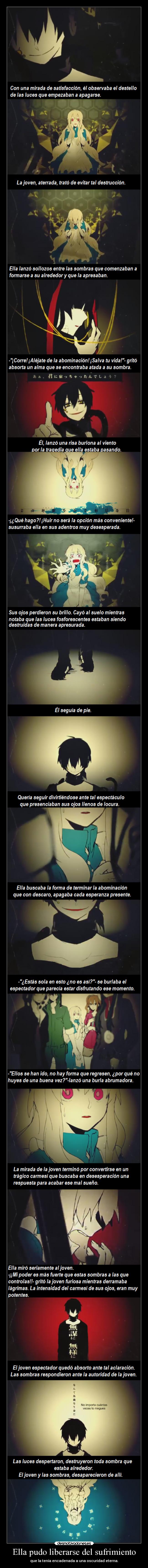 Ella pudo liberarse del sufrimiento -