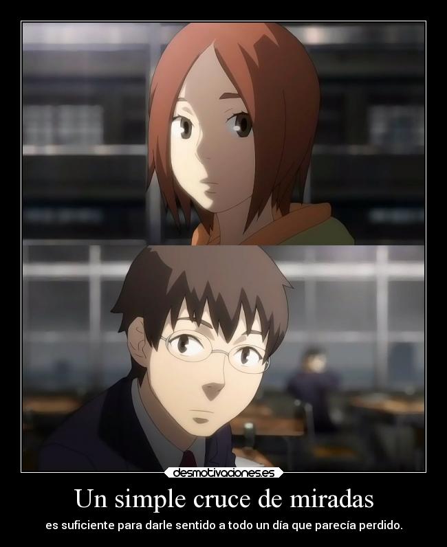 Un simple cruce de miradas -