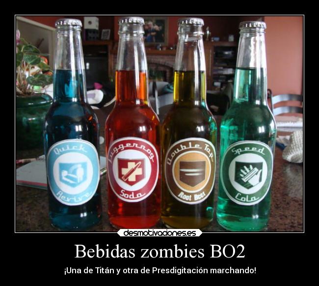 Bebidas zombies BO2 - ¡Una de Titán y otra de Presdigitación marchando!