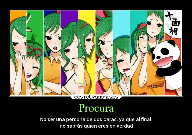 carteles debilidad gumi vocaloid anime fanart desmotivaciones