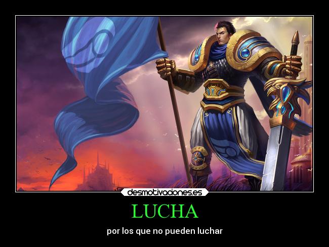 LUCHA - por los que no pueden luchar