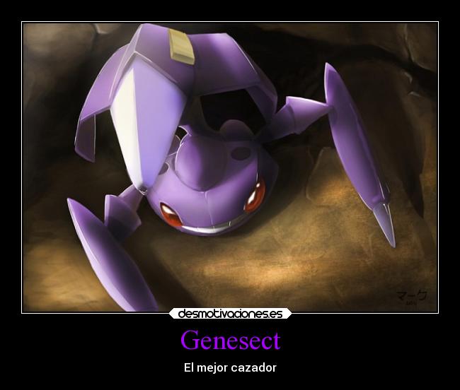 carteles pokemon legendario genesect desmotivaciones