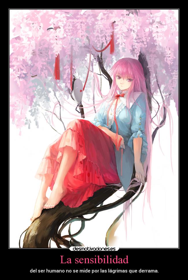 La sensibilidad -