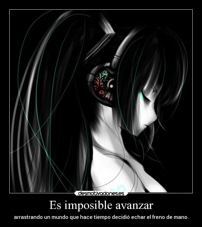 Es imposible avanzar -
