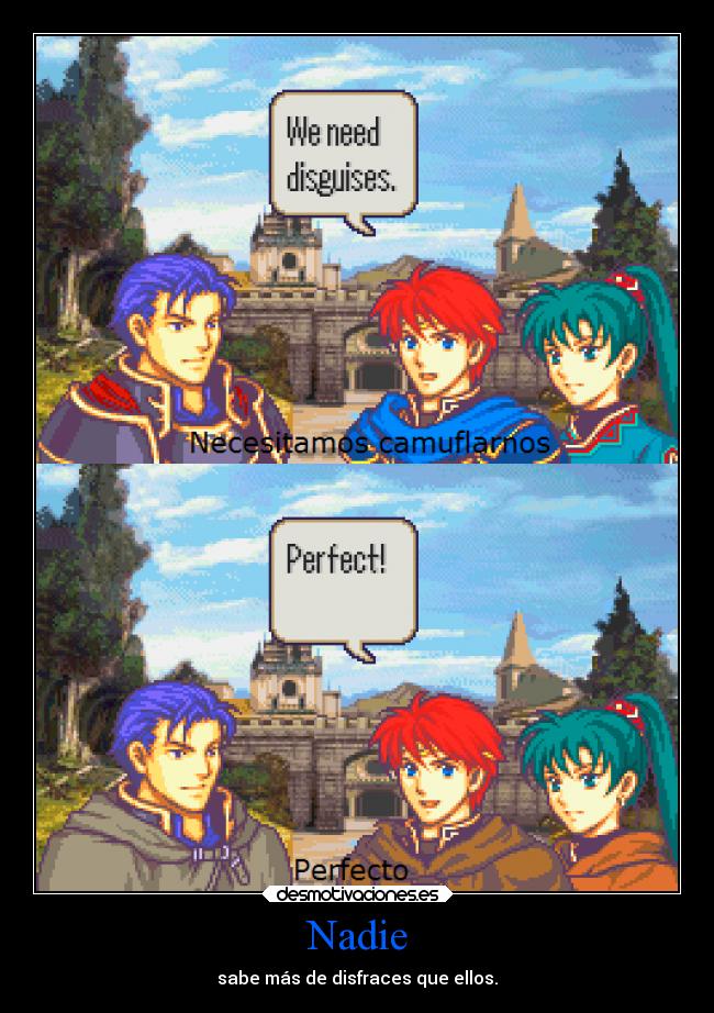 carteles lyn hector eliwood fire emblem blazing sword mis hijas llamaran arya esteva lucina esteva desmotivaciones