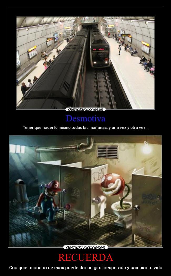 RECUERDA - Cualquier mañana de esas puede dar un giro inesperado y cambiar tu vida