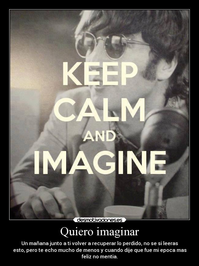 Quiero imaginar -