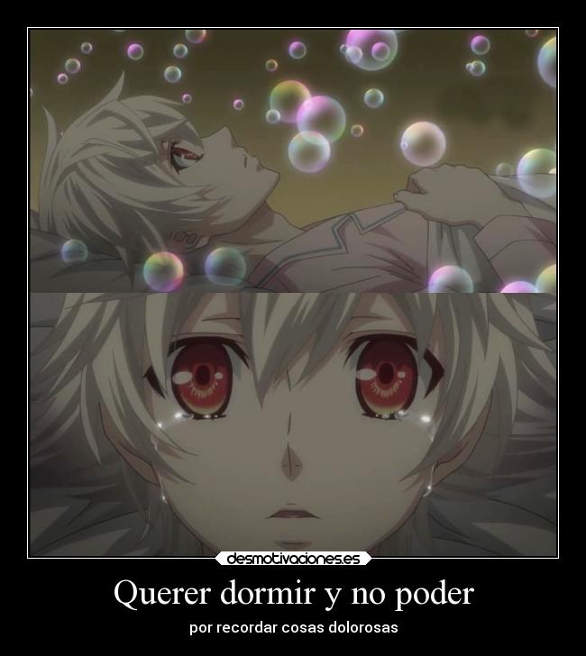 Querer dormir y no poder -
