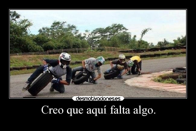 Creo que aquí falta algo. -