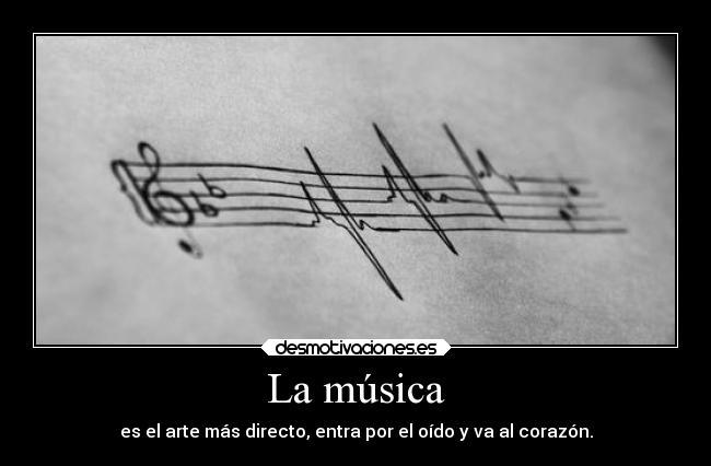La música -