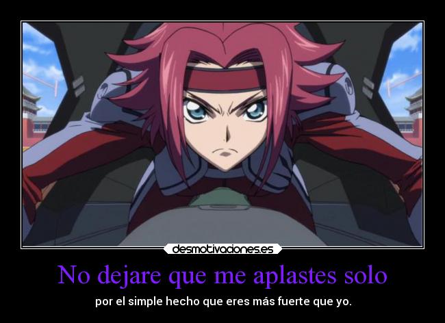 carteles anime devilbrigade mukuroattacks infiernodeangeles code geass lelouch zero kallen desmotivaciones