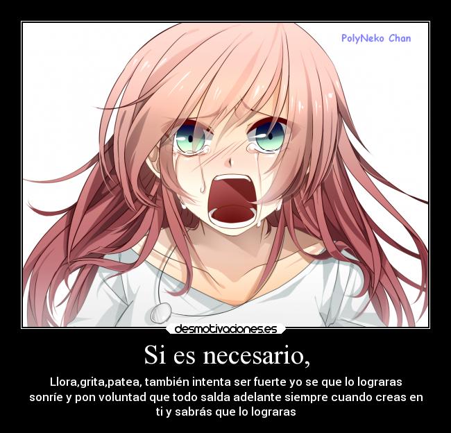 carteles anime tristeza desmotivaciones