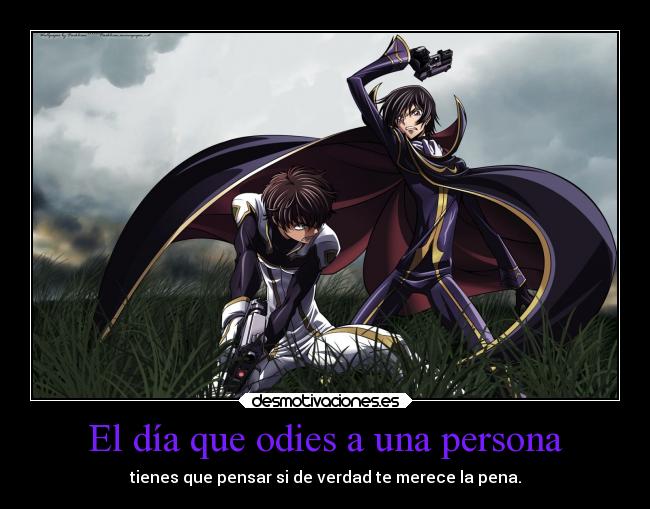 El día que odies a una persona - 