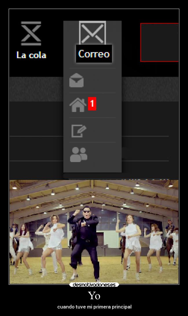 Yo - cuando tuve mi primera principal