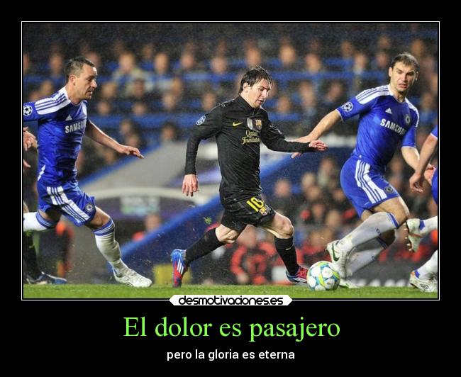 El dolor es pasajero - pero la gloria es eterna