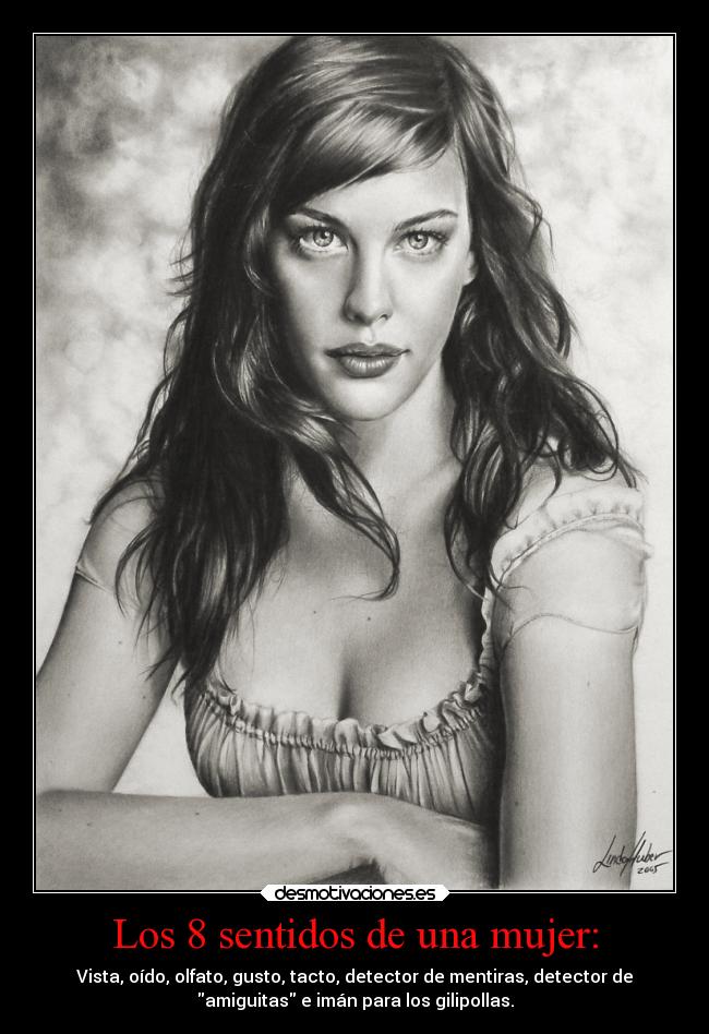 Los 8 sentidos de una mujer: - 