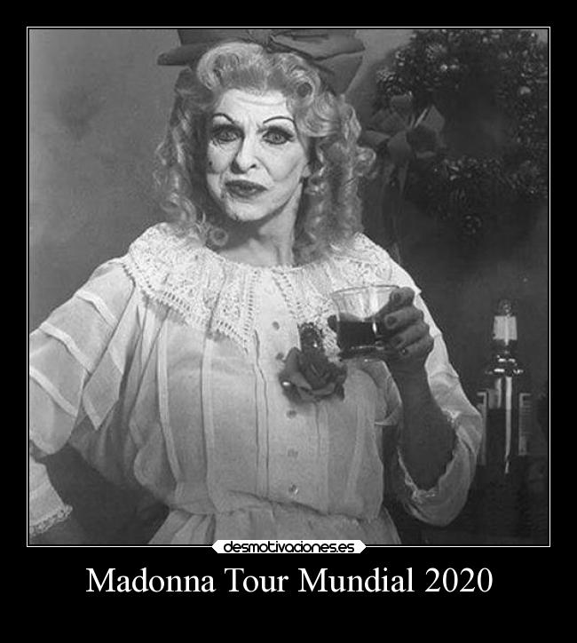 Madonna Tour Mundial 2020 - 