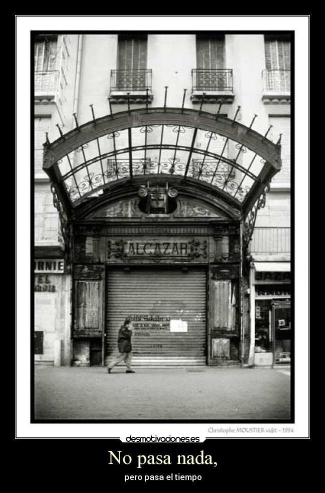 No pasa nada, - 