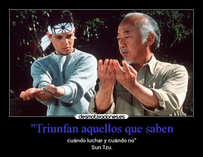 Triunfan aquellos que saben -