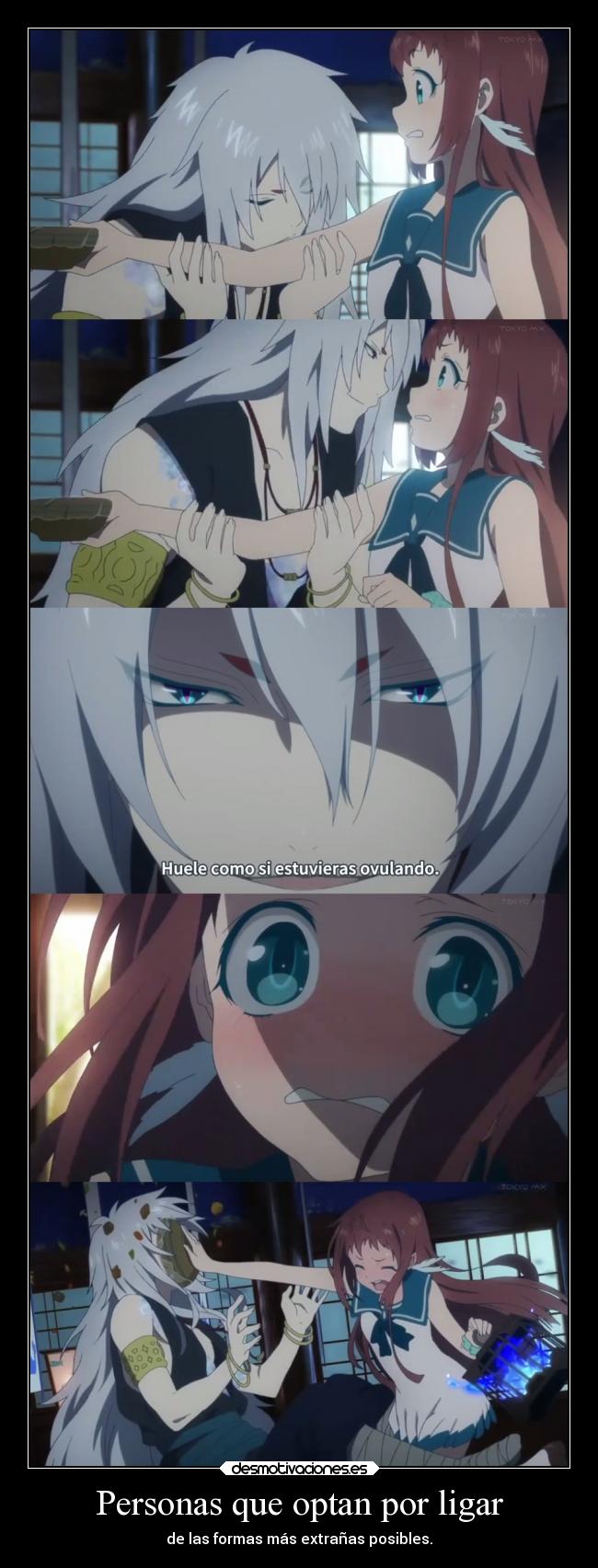 carteles raptorhunters nigatsu harukaze anime manga otaku ligar copular tener sexo salvaje reproucirse desmotivaciones