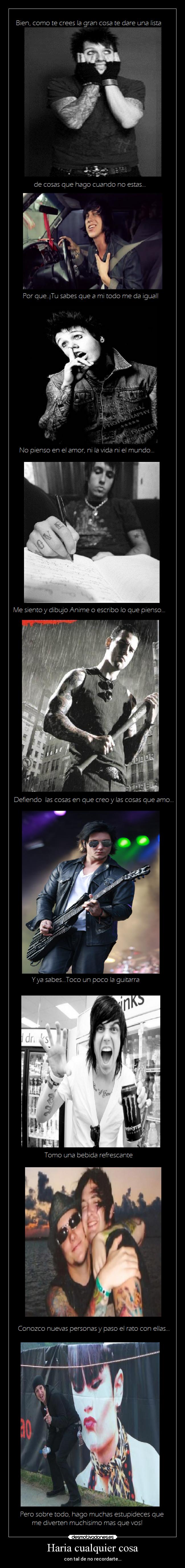 Haria cualquier cosa - 