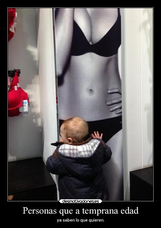 Personas que a temprana edad -