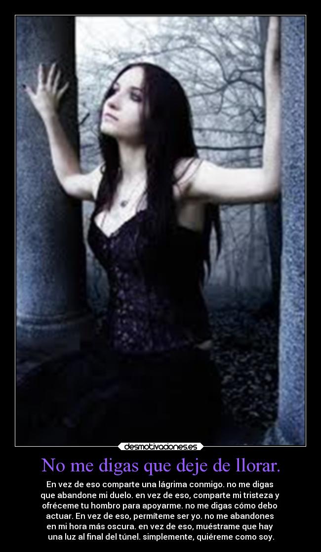 carteles llorar amor criticas debilidad desmotivaciones tristeza clanloup desmotivaciones