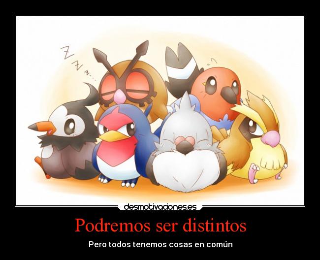 Podremos ser distintos -