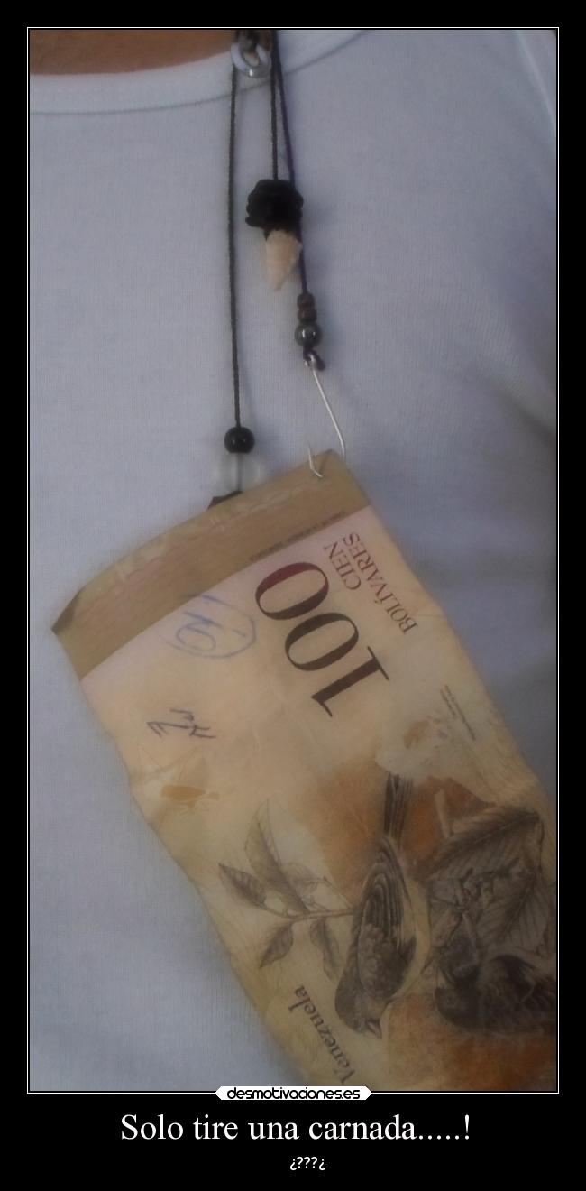 Solo tire una carnada.....! - ♪ ♫ ♩ ♬ ¿???¿