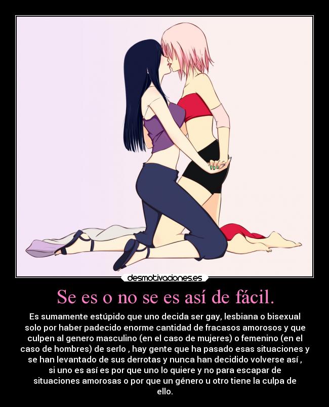 Se es o no se es así de fácil. - 