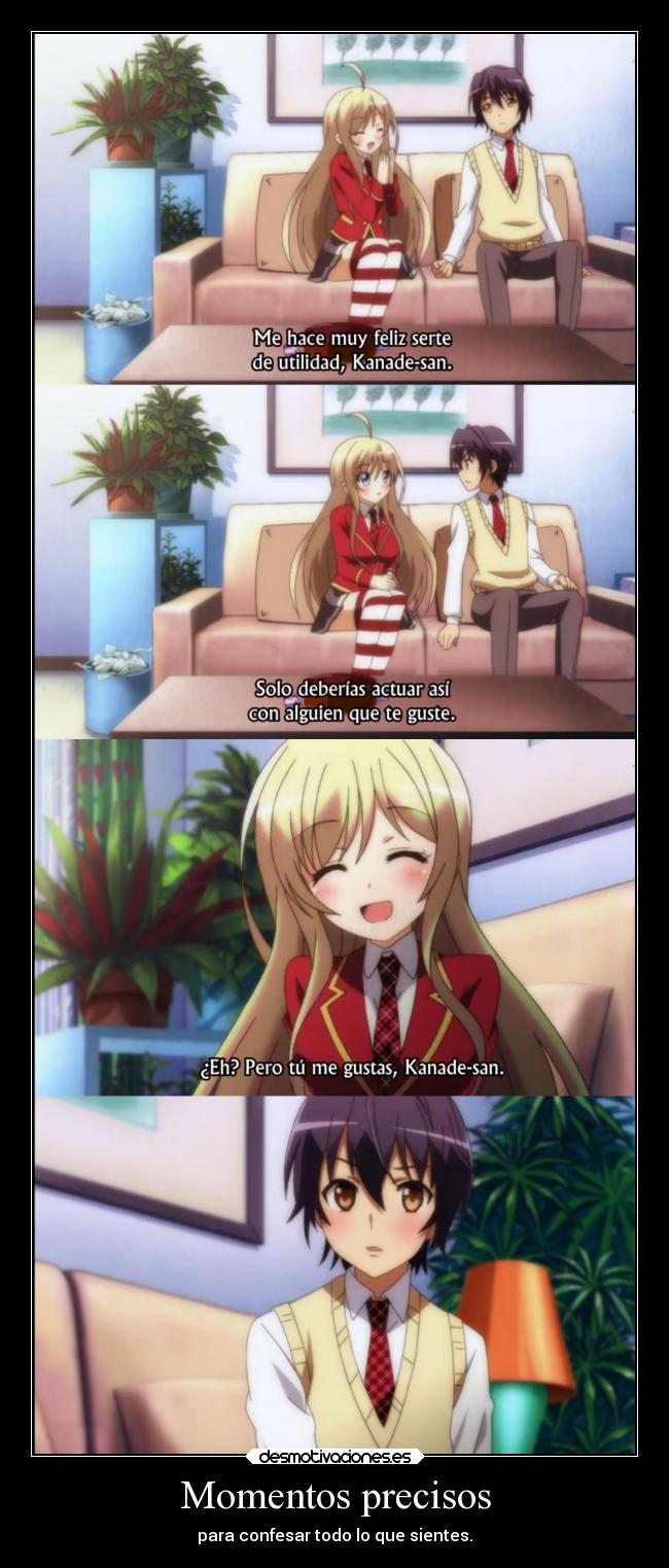 carteles anime noucome confiesa amor nada doni anotherpikachubrigade desmotivaciones