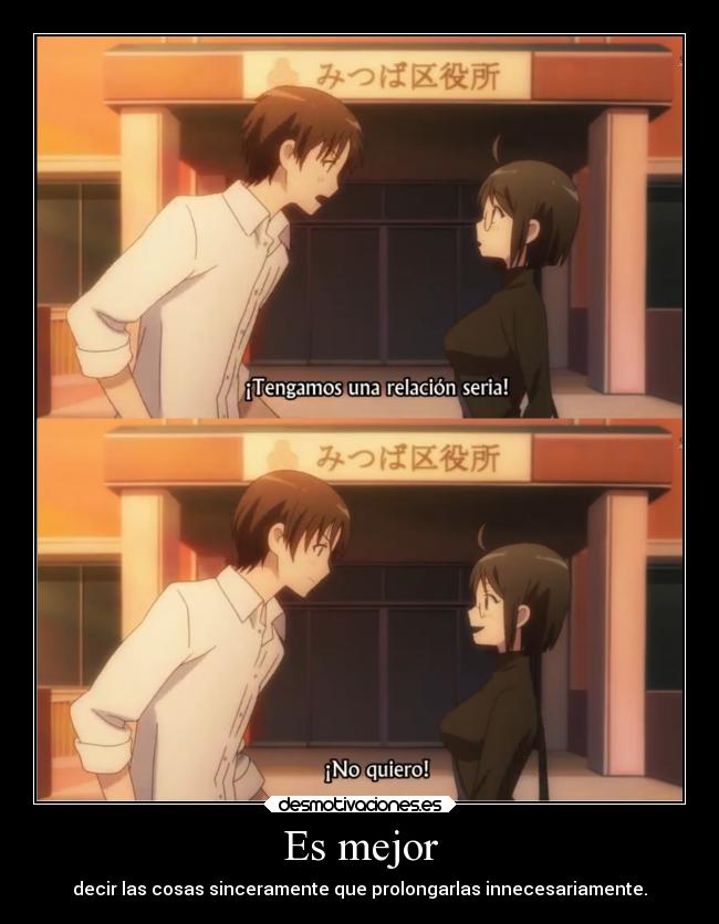 carteles amor correspondido anime servantxservice lucy rechazando hasebe doni desmotivaciones