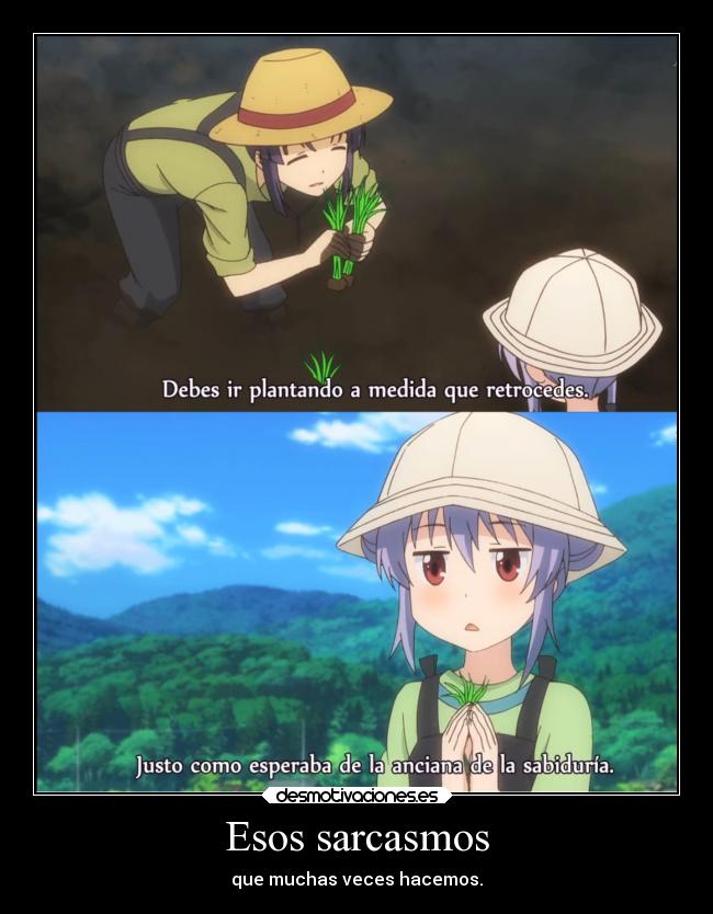 carteles anime nonnonbiyori burla profe doni anotherpikachubrigade desmotivaciones