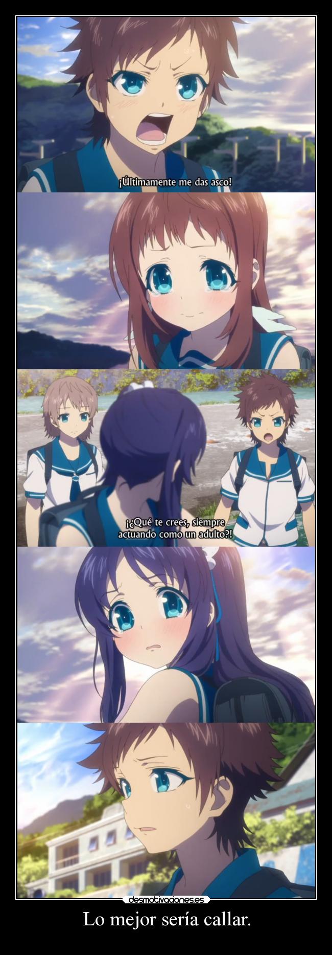 Lo mejor sería callar. -