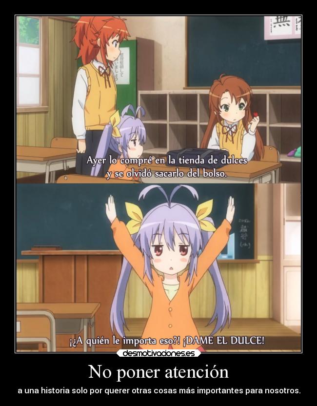 No poner atención - 