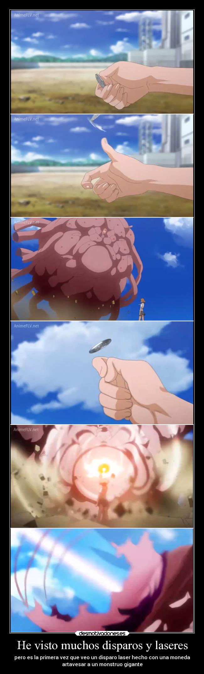 He visto muchos disparos y laseres - 