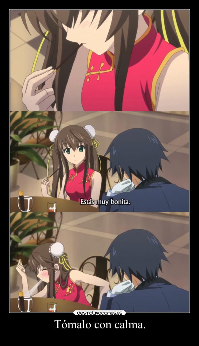 carteles anime infinitestratos ichika halagando ling doni anotherpikachubrigade desmotivaciones