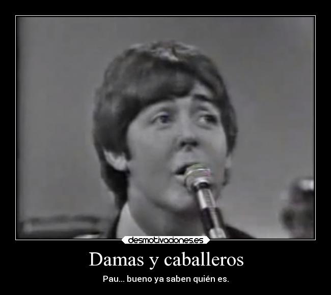 Damas y caballeros - 