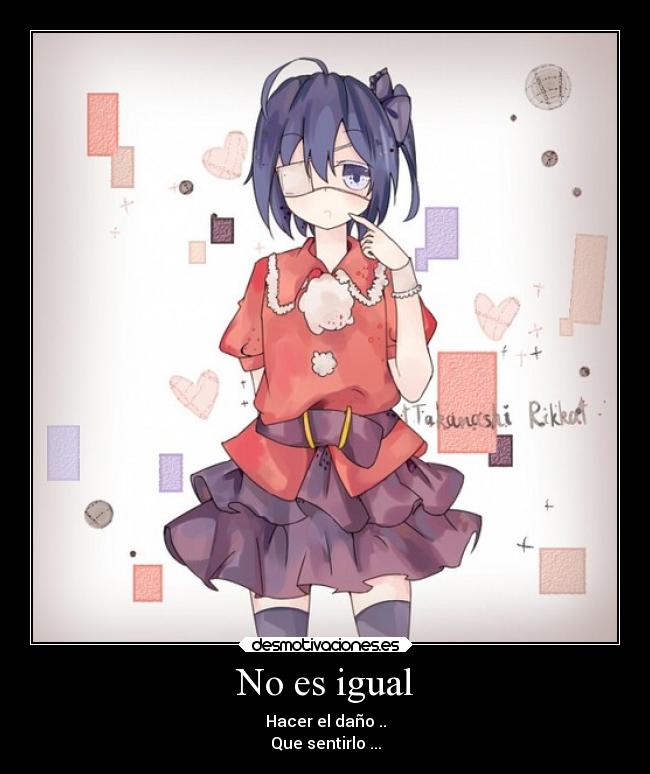 No es igual - 