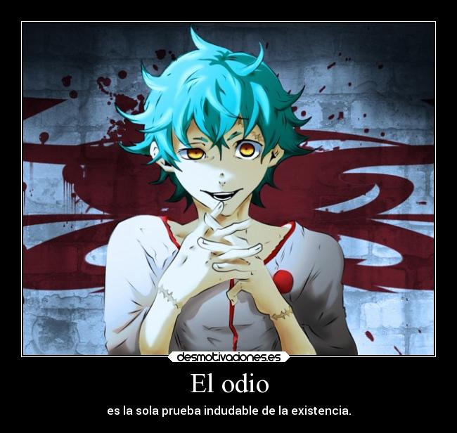 carteles odio anime deadman wonderland toto sakigami desmotivaciones