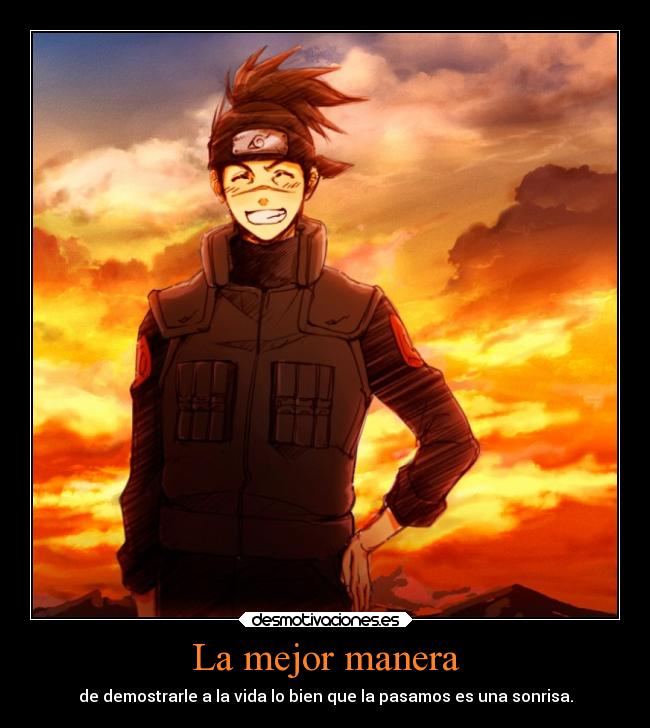 carteles anime naruto iruka soonrisa desmotivaciones shinigamixlll desmotivaciones