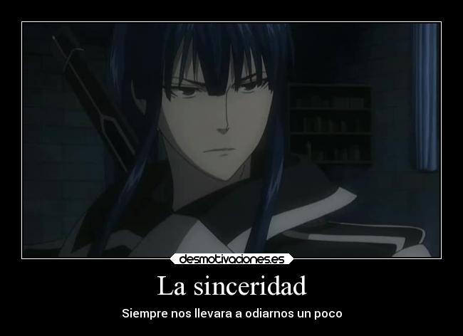La sinceridad - Siempre nos llevara a odiarnos un poco