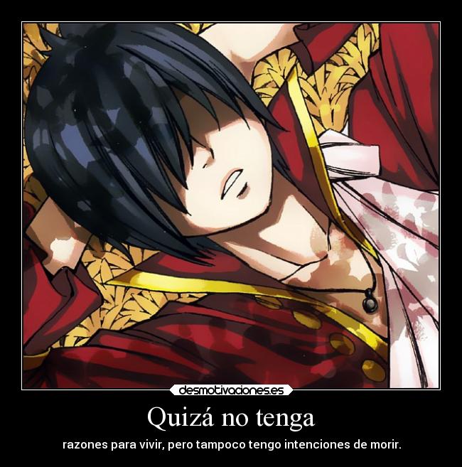 carteles anime fairy tail zeref desmotivaciones