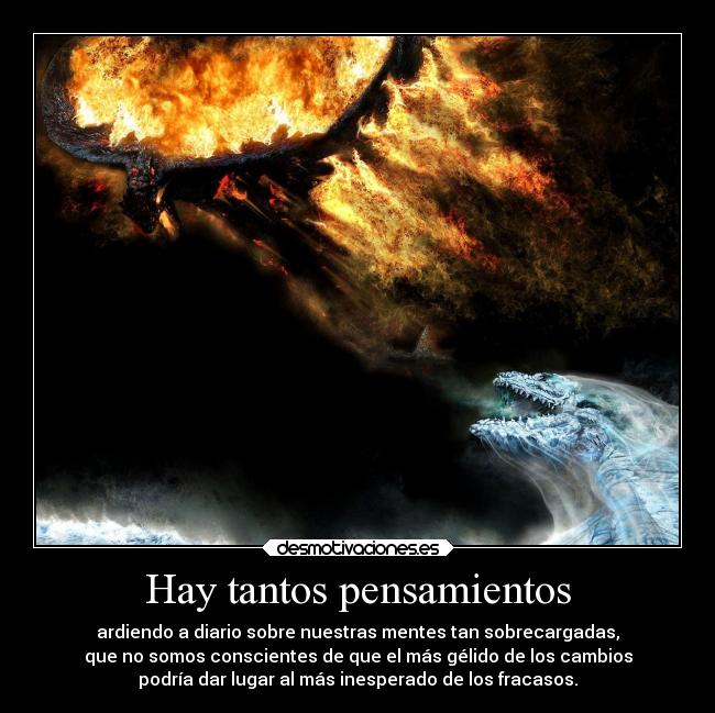 Hay tantos pensamientos - 