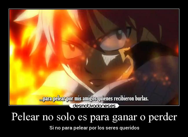 Pelear no solo es para ganar o perder -